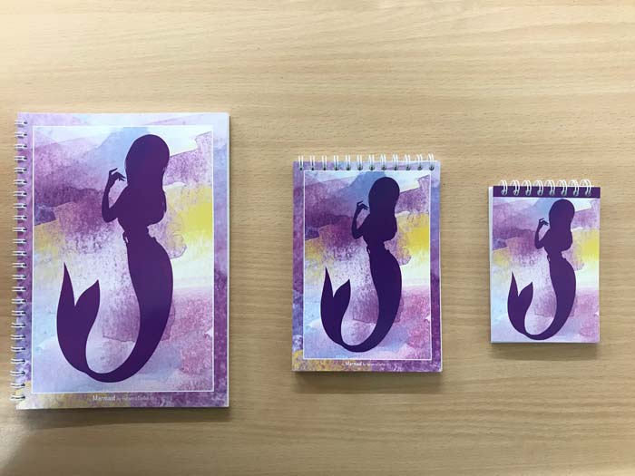 mermaid notebook designs