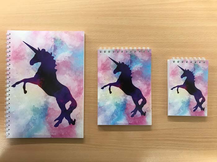 unicorn notebook artwork
